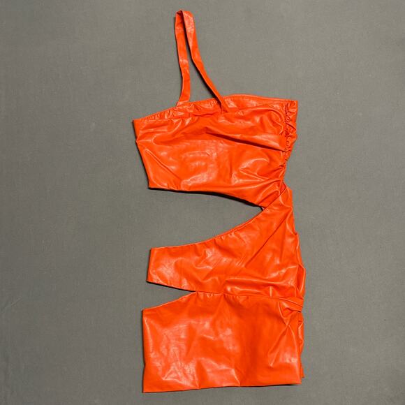 MICHAEL COSTELLO x REVOLVE Kolt Mini Dress in Orange Size M - Picture 5 of 14